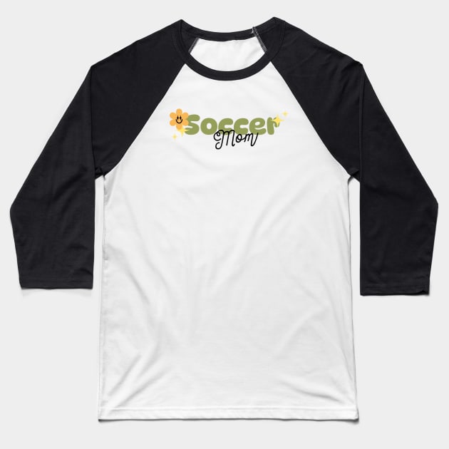 Soccer Mom Cute Baseball T-Shirt by DC Bell Design